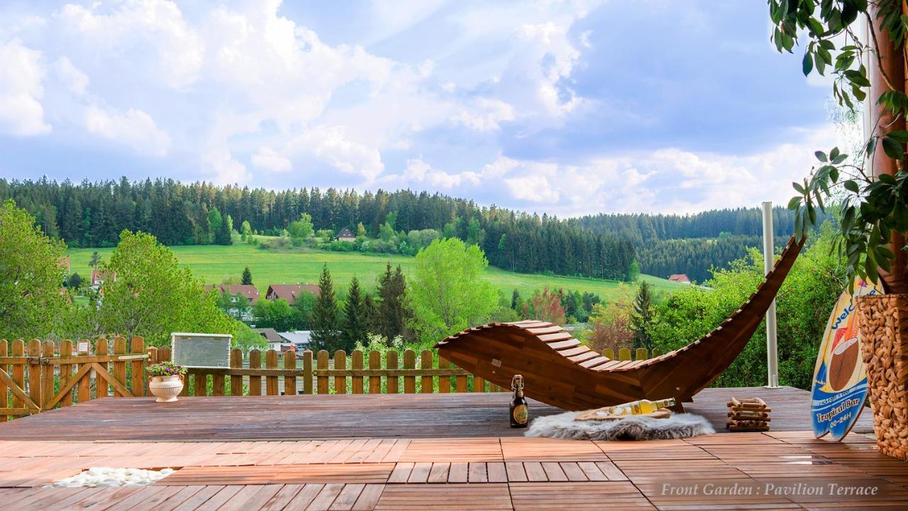 Entire House In Schwarzwald With Mountain View, Private Sauna, Gym, Garden And Terraces Unterkirnach Luaran gambar