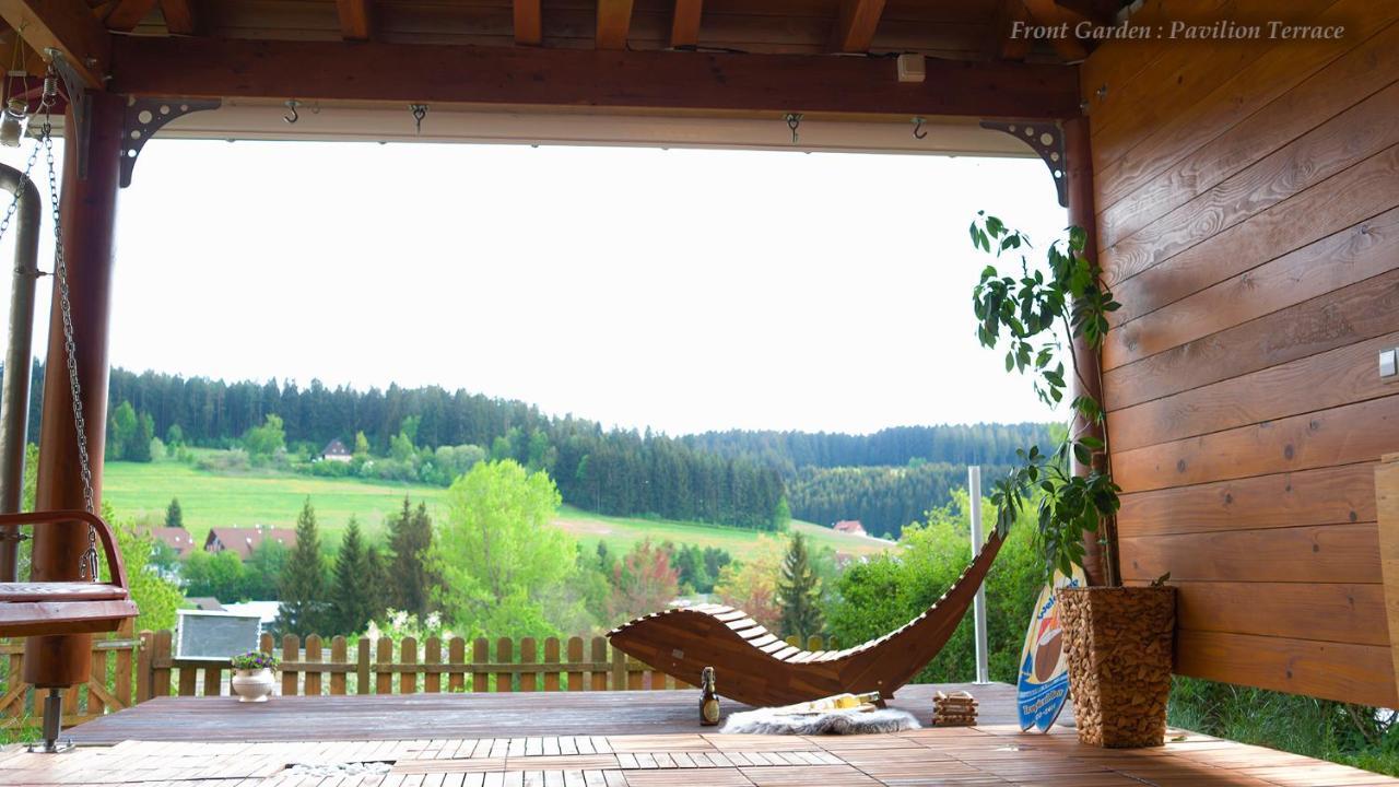 Entire House In Schwarzwald With Mountain View, Private Sauna, Gym, Garden And Terraces Unterkirnach Luaran gambar