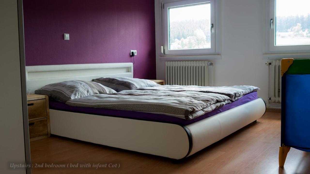 Entire House In Schwarzwald With Mountain View, Private Sauna, Gym, Garden And Terraces Unterkirnach Luaran gambar